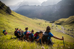 Hiking, Alps, Group Activity